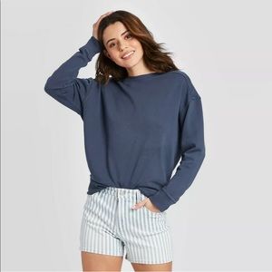 Women's Sweatshirt - Universal Thread Navy Med Blue